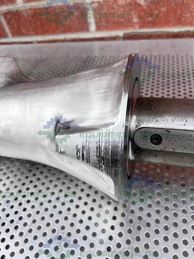 Used Stainless Steel 53" x 44 x 6" Meat Grinder Head Shaft Screw