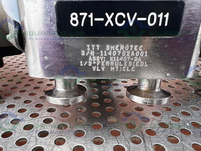 Used 3 ITT Advantage 4 Way Stainless Steel Diaphragm Valves w/ Valve Positioner