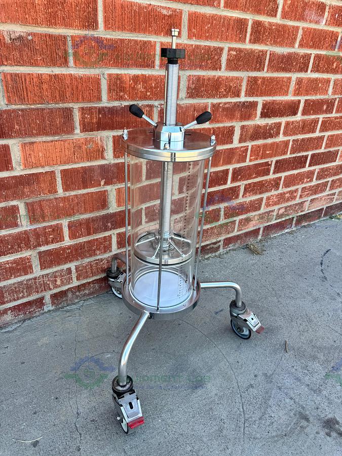 Used Cytiva /GE/ Pharmacia BPG 200 / 500 Chromatography Column CHIPPED GLASS