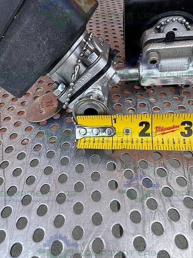 Used Lot of 2 - ITT Pure Flo .5-316L- RA20MAX Diaphragm Valve  w/.5" Sanitary Fitting