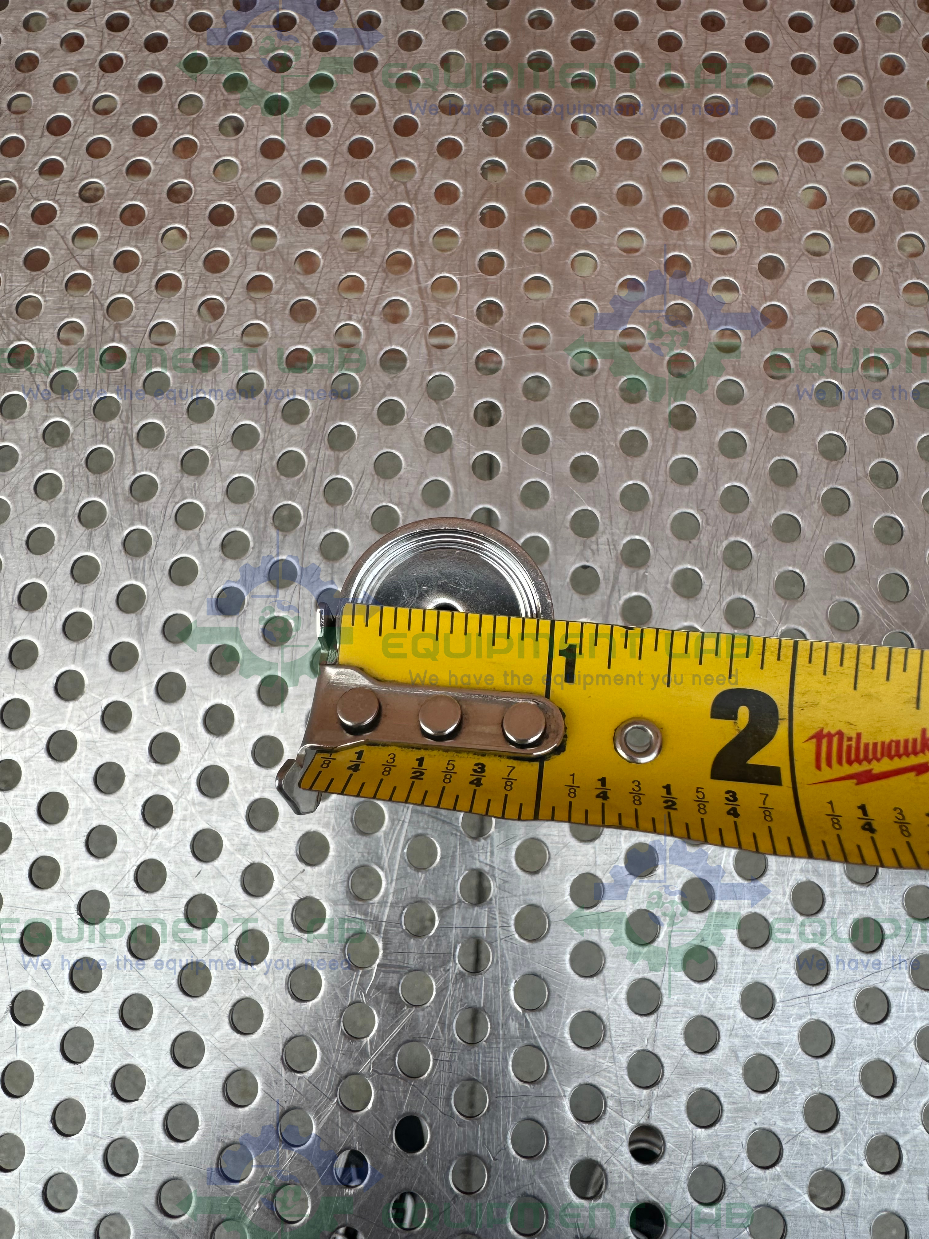 Used Lot of 2 - Fluid Line In Line Diaphragm Valve w/ 1/4 " Sanitary Fitting