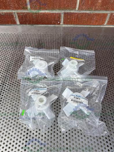 Chemglass CG-2095-02 PTFE Agitator Four Blade, 5" Fits 19mm Shaft 45° Impeller