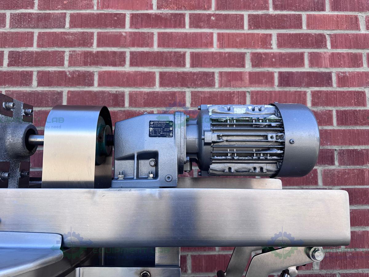 Used Lee 350 Liter Scrape Agitation Stainless Steel Half Jacketed Reactor w/ VFD