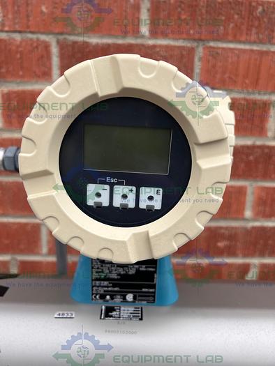 Used Endress + Hauser Promass 83 Mass FlowMeter w/ 1" Sanitary Fitting, Cart