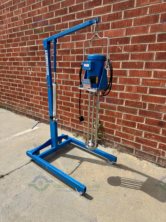 Used Silverson DX60 Homogenizer High Shear Batch Mixer w/  D Stand, 3 HP Motor