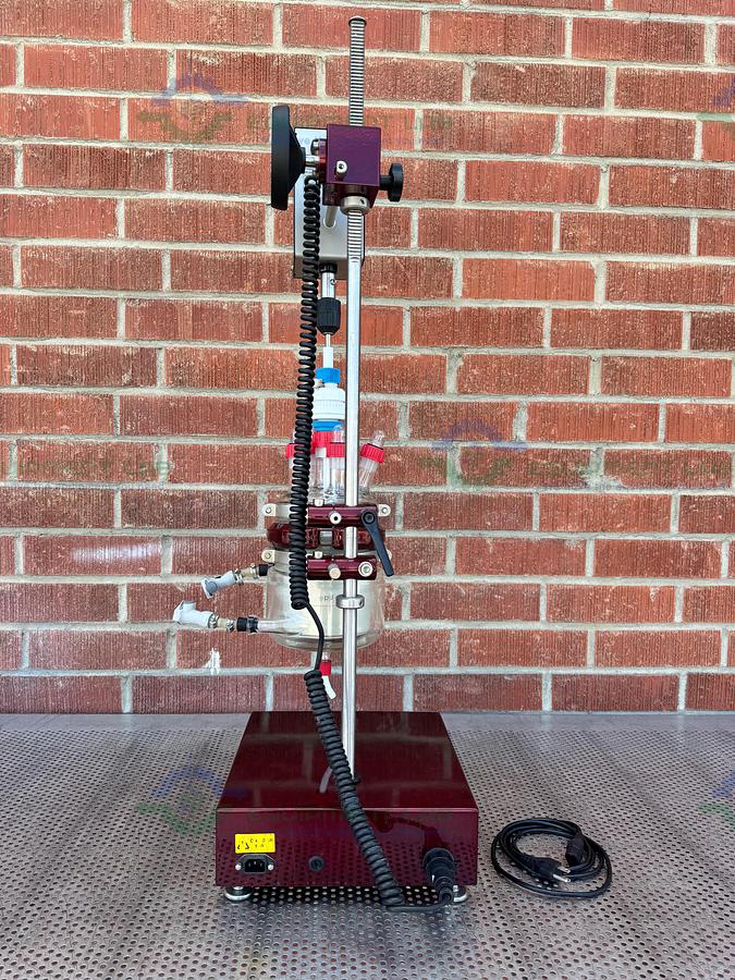 Used Powder System Limited GFD Glass Nutsche Filter Dryer 2L w/Servo Drive, Impeller