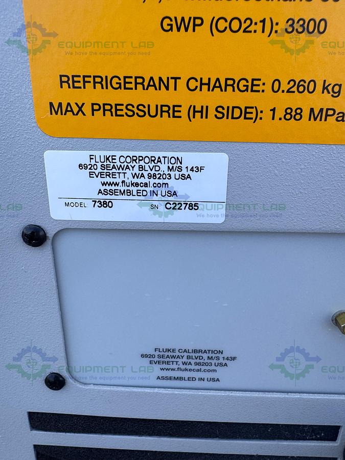 Used Fluke 7380 Ultra Low Temperature High Precision Circulating Bath -80 to 100°C