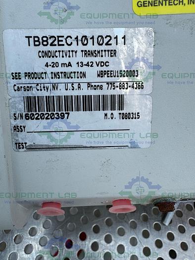 Used ABB TB82EC1010211 Conductivity Transmitter 4-20 mA w/ Sensor