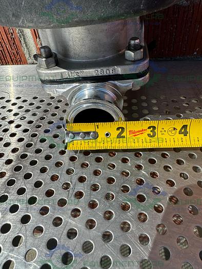 Used ITT Pure-Flo  A217 Diaphragm Valves 90PSI w/ 1 1/2" Sanitary Fitting