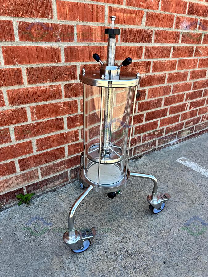 Used Cytiva / GE / Pharmacia BPG / Schott 200 / 500 Chromatography Column
