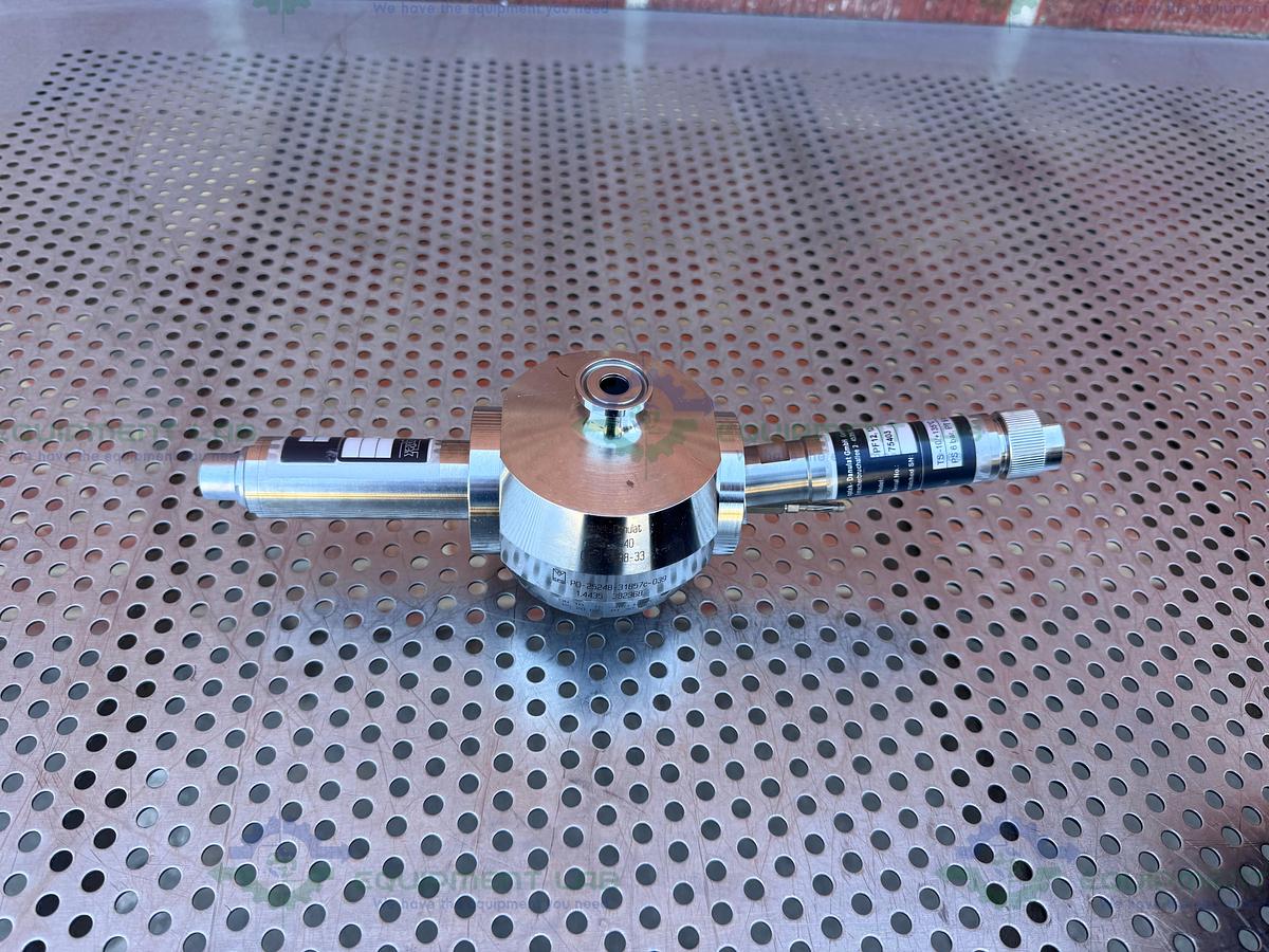 Used Optek ACF60-35 Advanced Conductivity Sensor w/ PF 12 pH Electrode Holder 1/2"