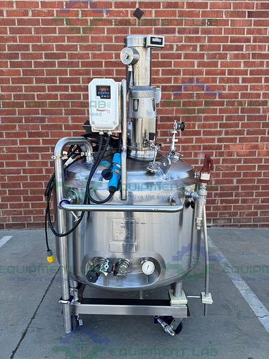 Used DCI  500 Liter Stainless Steel Jacketed Reactor 45 PSI w/ 0.5 HP Mixer