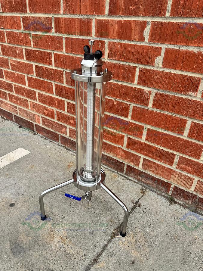 Used Cytiva / GE / Pharmacia BPG 100 / 500 Chromatography Column 4L