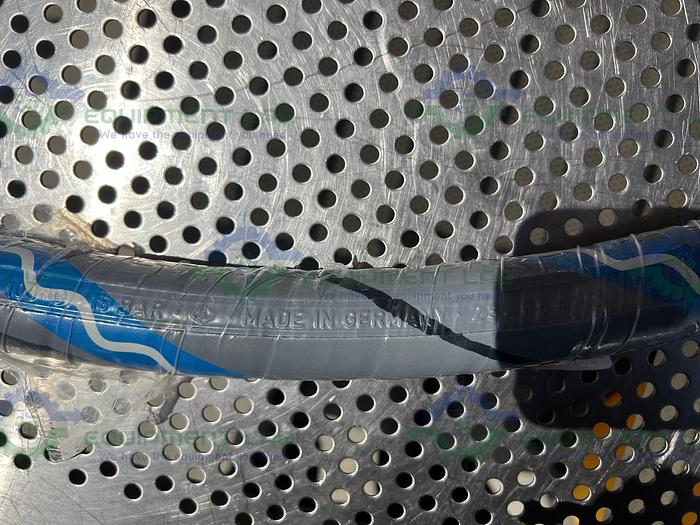Used Alfa Laval PCS25 ELAFLEX Universal Hose Polypal Clean 60" w/ 1" Sanitary Fitting