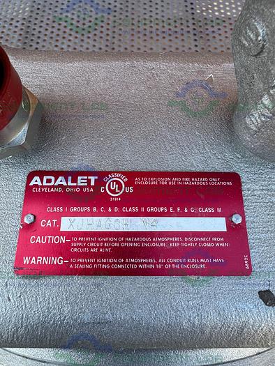 Used Adalet XJHAGCH N4 Electrical Power Control Unit w/ Pepperl+Fuchs Series 2000