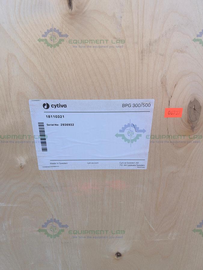 Cytiva / GE / Pharmacia BPG 300 / 500 Chromatography Column w/ Stand, Casters