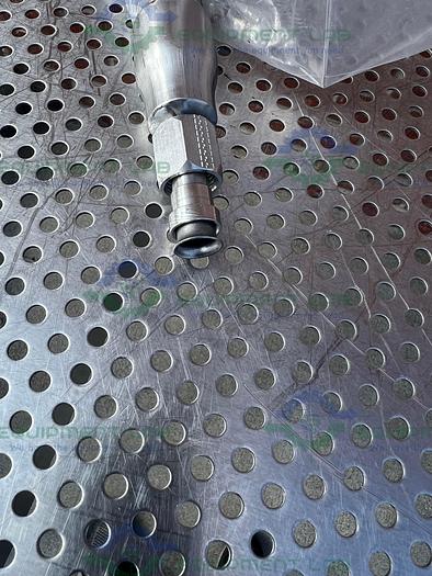 Stainless Steel Flexible Hose 72" w/ 1" Female to 1/2" Male Threaded Fitting