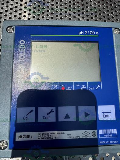 Used Mettler Toledo  pH 2100 e pH Transmitter 24 to 230V -20°C to 55°C