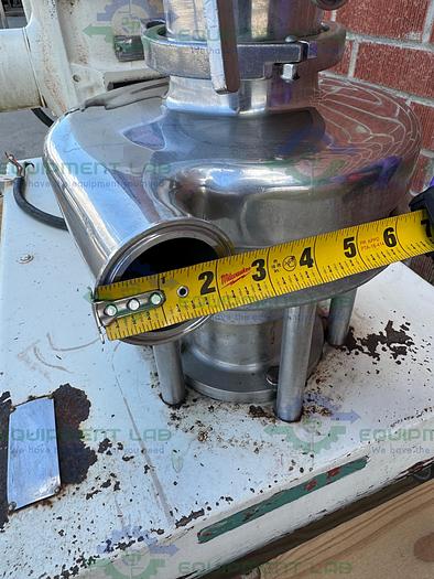 Used Tri Clover F3218MD-B40 Stainless Steel Tri Blender Mixer 480V w/ 10 HP Motor