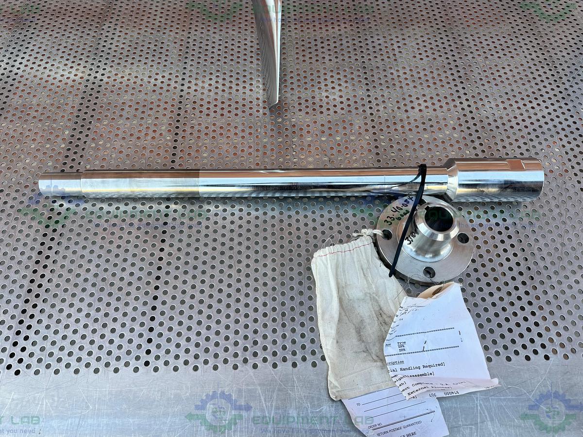 SPX Stainless Steel Mixing Tank Impeller 100" x 14" x 1.5" w/ Flange Fitting