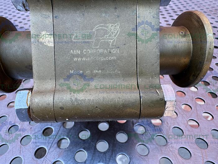 Used A&N Corporation C1100-QF25 Brass Ball Valve 1x10-8 torr w/ 1" Sanitary Fitting