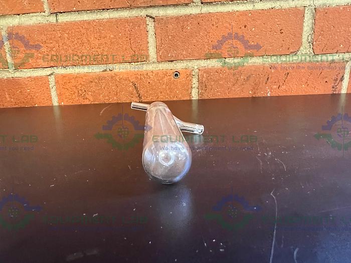 Used Quark Enterprises Vacuum Trap One Piece w/ Top Inlet Tube Bent At a 90° Angle