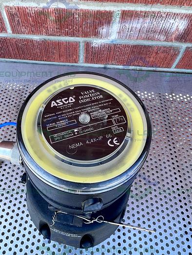 Used ITT Pure-Flo A216 Diaphragm Stainless Steel Valve 2" w/ ASCO Valve Positioner