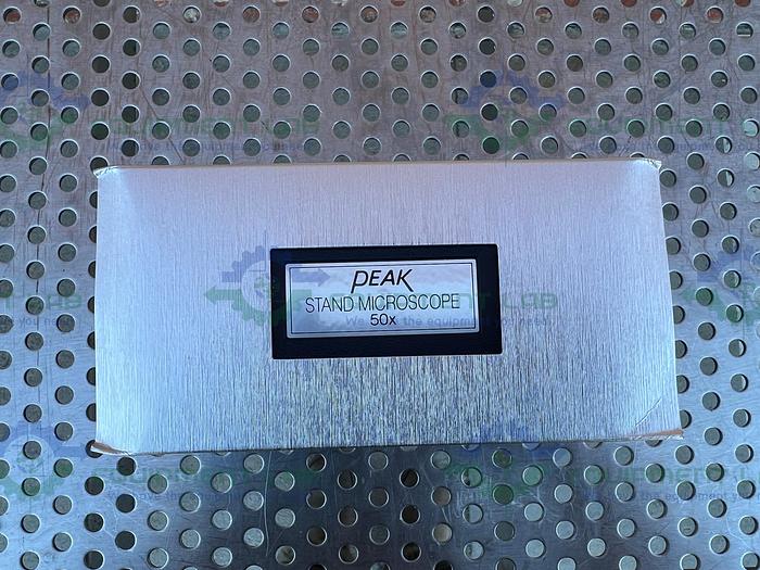 Used Beta Precision Industries  Peak Stand Microscope 50x w/ Electronic Ruler 40"