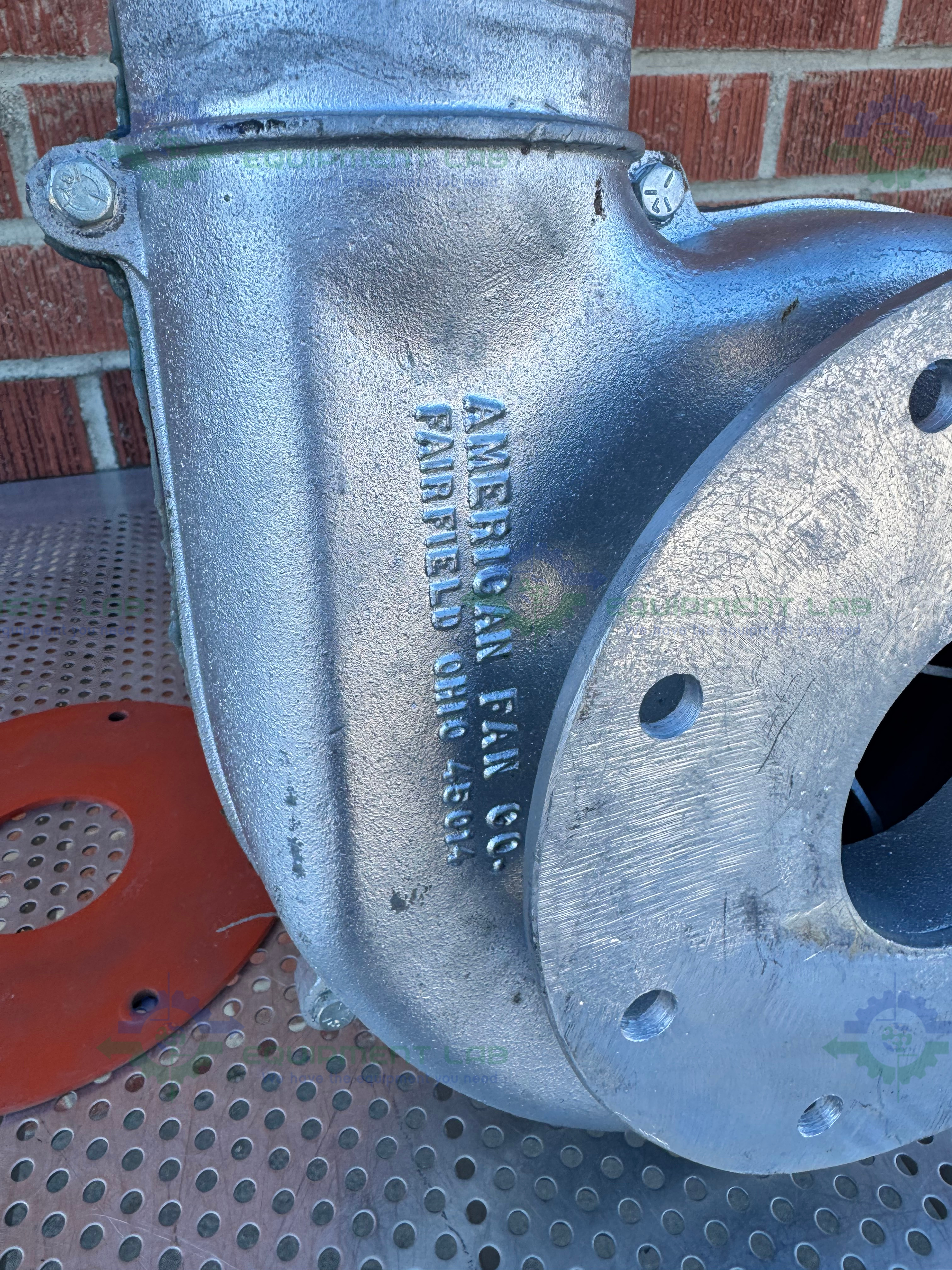 Used American Fan Company AF-8 Blower Max 2700  RPM w/ 1/2" HP Motor