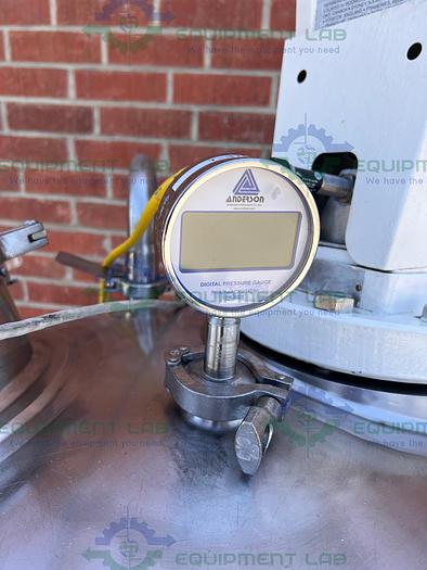 Used Precision Stainless  400 Liter Stainless Steel Jacketed Reactor w/ Agitator