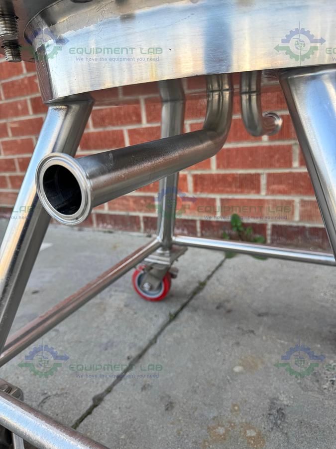 Used Allegheny Bradford 140L SS 316L Code 7 Multi Cartridge Filter Housing FV 150 PSI