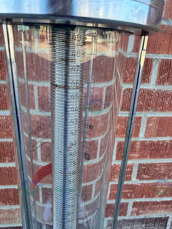 Used Cytiva / GE / Pharmacia BPG 100 / 500 Chromatography Column 4L