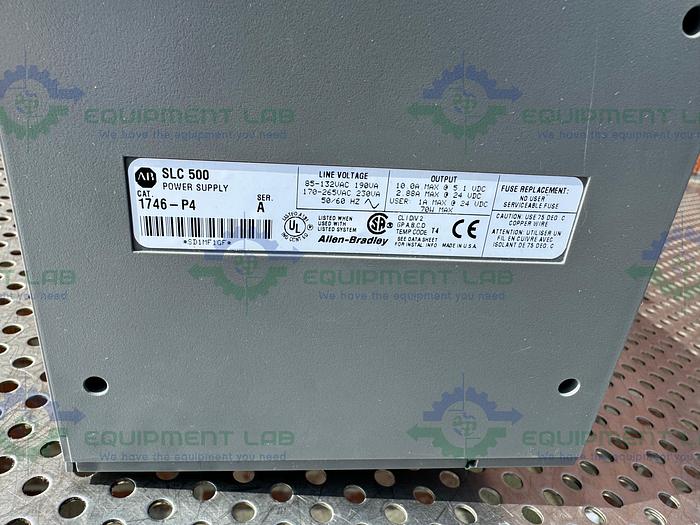 Used Allen Bradley  SLC 500 1747-L552 PLC w/ Prosoft MVI46 Communication Module