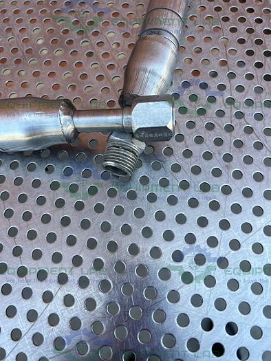 Used Stainless Steel Flexible Hose 72" w/ 3/4" Female to 3/4" Male Threaded Fitting