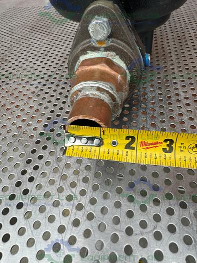 Used Grundfos TP 40-160/2 U-G-Z-Bube Inline Pump w/ Baldor .75 HP Motor