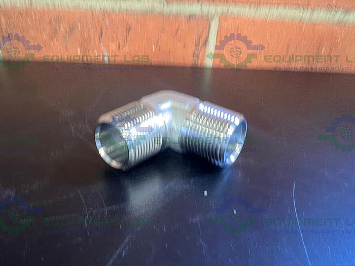 Brennan 5500-16-16-SS 1" Male Pipe Rigid x 1" in Male Pipe Rigid 90° Elbow