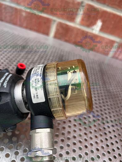 Used 2 ITT Advantage  3 Way Stainless Steel Diaphragm Valves w/ Valve Positioner