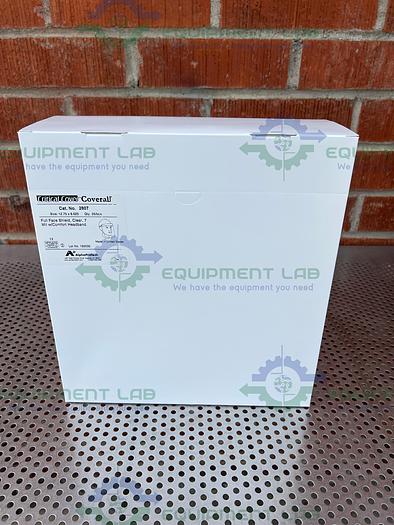 Used Box of 100 - Alpha ProTech  Critical Cover 2807 Disposable Clear Full Face Shield