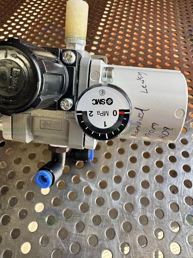 Used SMC VBA10A-F02GLN Booster Regulator  0.1-1.0 MPa
