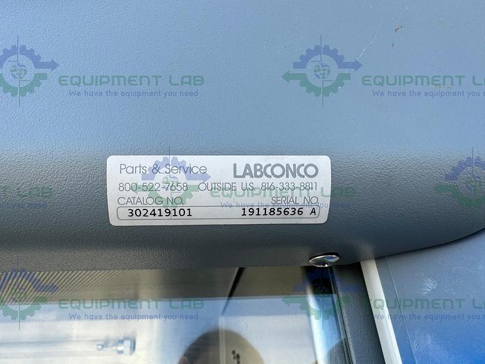 Used Labconco 302419101 Logic Biosafety Cabinet 4' Class II Type A2 w/ Hydraulic Legs