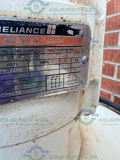 Used Tri Clover F3218MD-B40 Stainless Steel Tri Blender Mixer 480V w/ 10 HP Motor