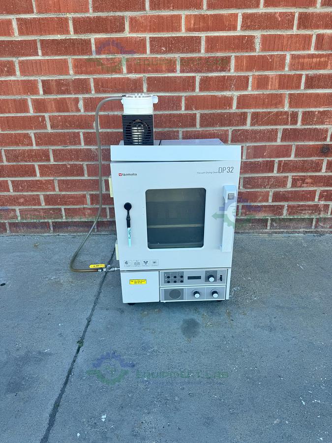 Used Yamato DP32 Vacuum Oven 250°C, 1 Cu. Ft. w/ KNF UN820.3FTP IP44 Diaphragm Pump