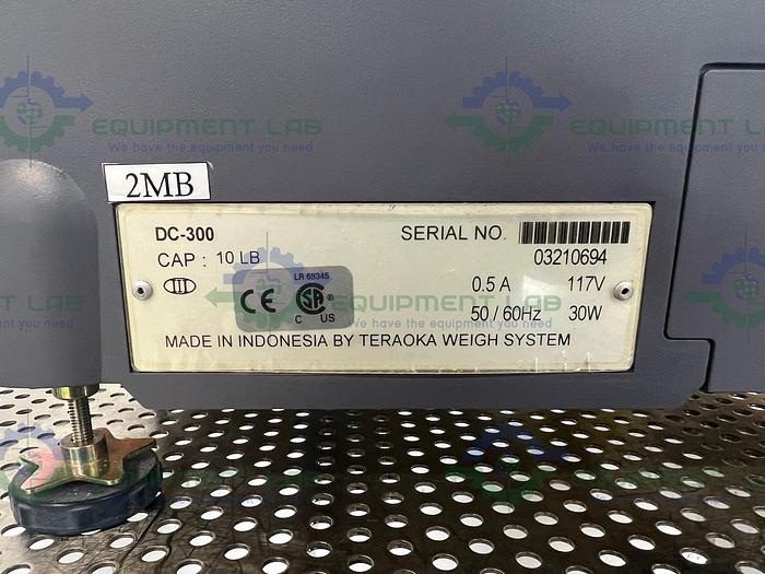 Used Teraoka Weigh System  DC-300 Digital High Accuracy Counting Scale 10 Lb Capacity