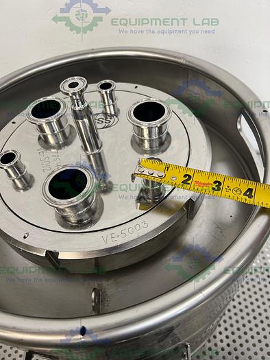 Used Ruetten Engineering AG 25 Liter Stainless Steel Vessel