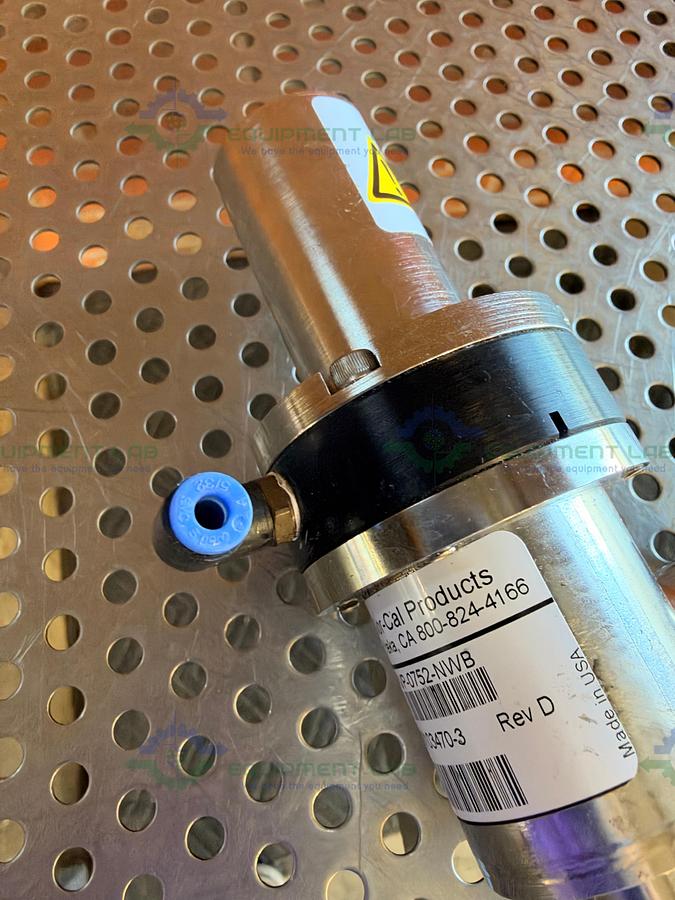 Used Nor-Cal Products ESVP-0752-NW8 Right Angle Valve w/ KF 16/10 Vacuum Fitting