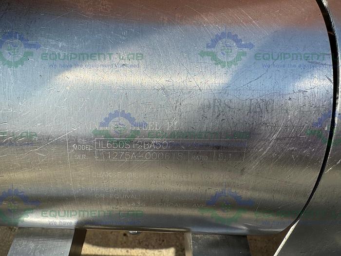 Used Idex Wright Flow  S3S Rotary Lobe w/Stainless 3 HP Motor, Controller