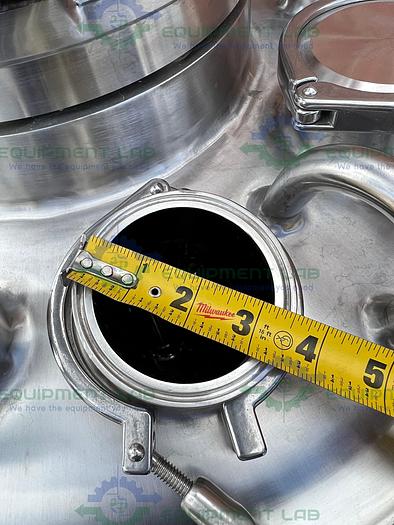 Used Paul Mueller  47-59 Liter Stainless Steel Jacketed Mixing Tank w/Scrape Agitation