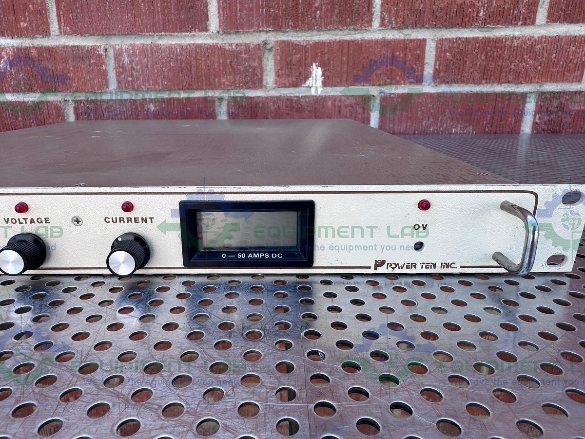 for parts or not working Power Ten 3300D-2050 DC Power Supply 115 VAC, 60 Hz