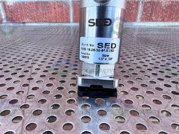 Used SED  190S-18-26-30-44-51/63 Diaphragm Valve  1.5" x .50"