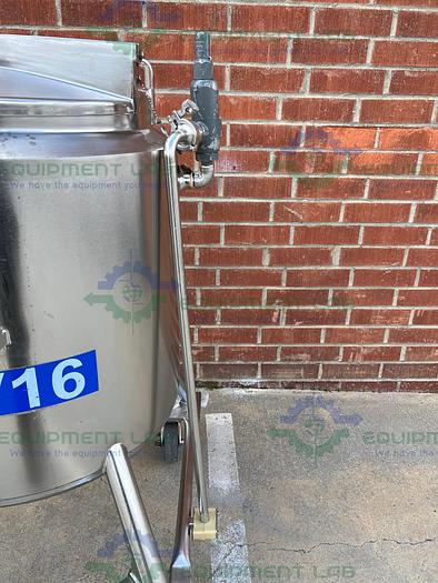 Used DCI 200 Liter Stainless Steel Jacketed Reactor Mixing Tank